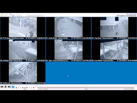 CCTV demonstration - live manual control and evidence